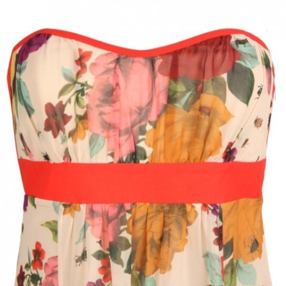 Ted Baker London Rose Floral Bugs Maxi Dress Gown - Picture 5 of 10